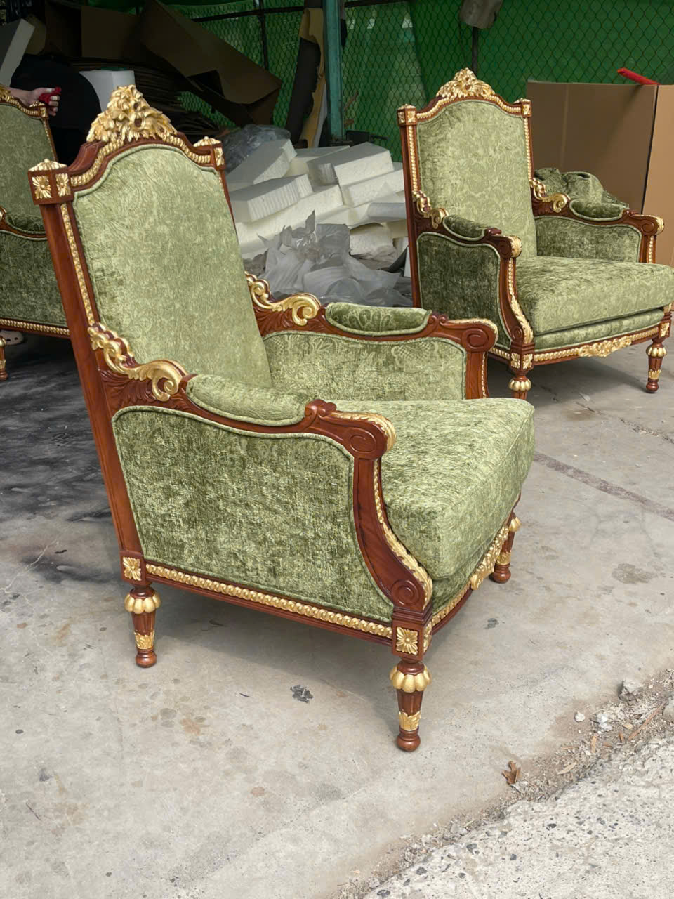 SOFA ĐƠN CỔ ĐIỂN LOUIS 16 MODENESE GASTONE